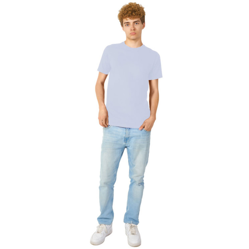 Футболка "Heavy Super Club" мужская, небесно-голубой Футболка "Heavy Super Club" мужская, небесно-голубой