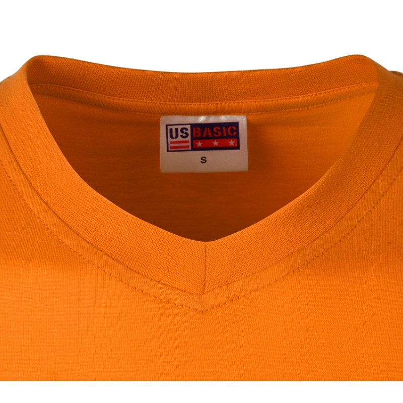 Футболка "Heavy Super Club" мужская с V-образным вырезом, оранжевый