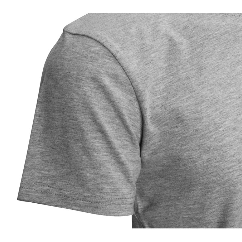 Футболка HD Fit короткий рукав с эластаном, мужская, серый меланж