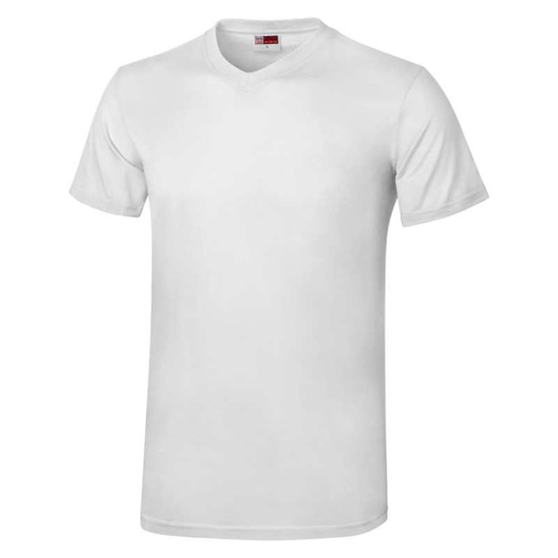 Футболка "Heavy Super Club" мужская с V-образным вырезом, белый