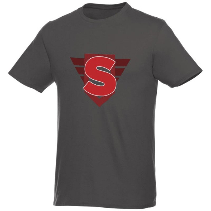 Мужская футболка Heros с коротким рукавом, серый графитовый