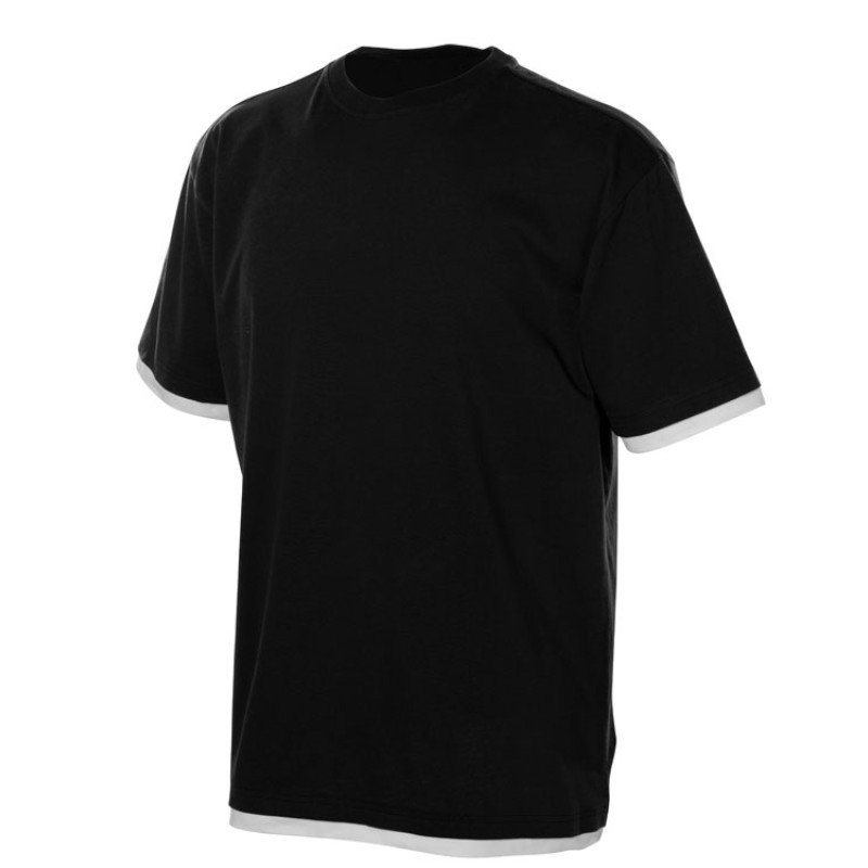 Футболка «Rotterdam» мужская, черный/белый Футболка «Rotterdam» мужская, черный/белый