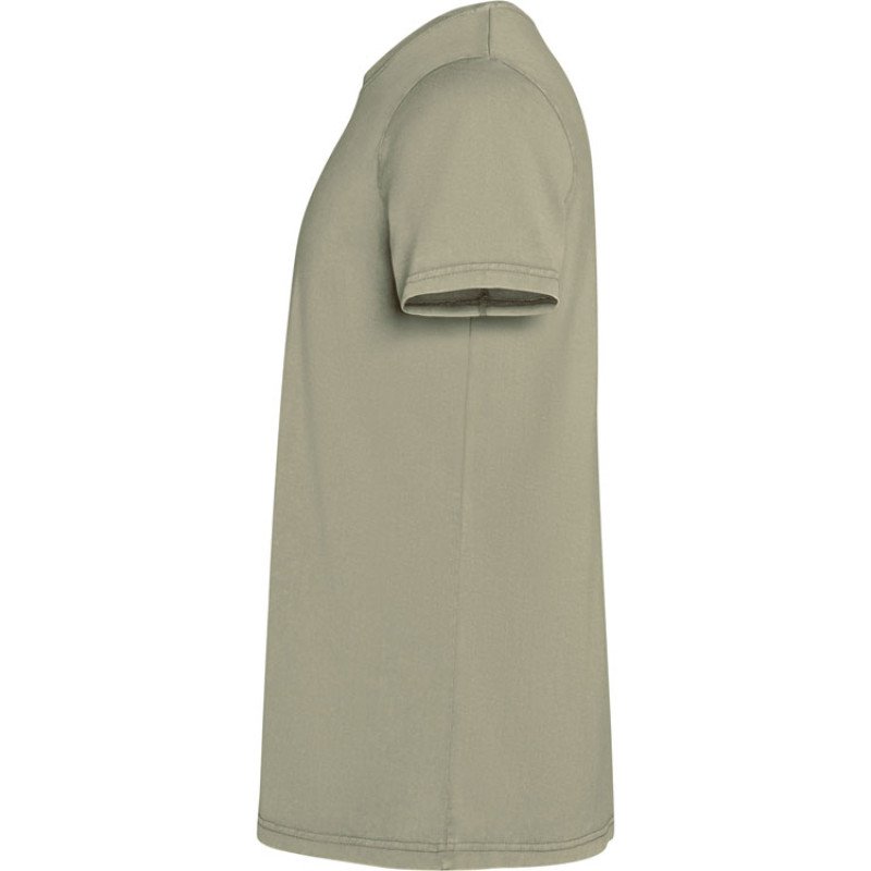 Футболка «Corgi» мужская, светлый хаки выстиранный