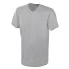 Футболка "Heavy Super Club" мужская с V-образным вырезом, серый меланж Футболка "Heavy Super Club" мужская с V-образным вырезом, серый меланж