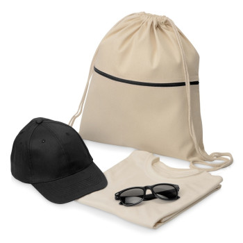 Набор для прогулок "Shiny day", L, черный