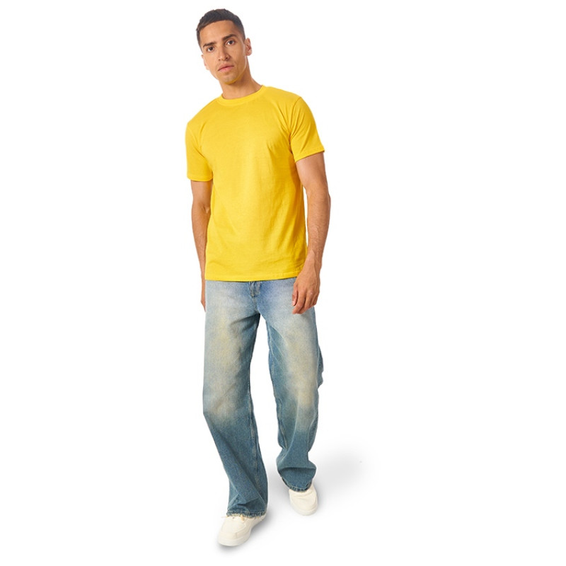 Футболка "Super club" мужская, желтый