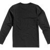 Ponoka мужская футболка из органического хлопка, длинный рукав, черный