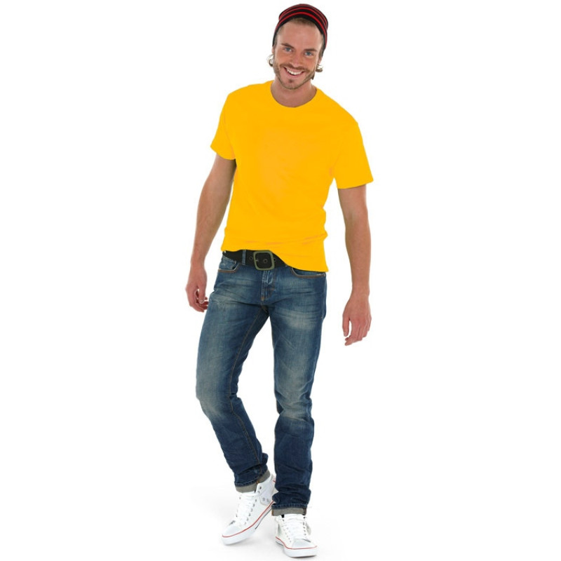 Футболка "Super Heavy Super Club" мужская, золотисто-желтый Футболка "Super Heavy Super Club" мужская, золотисто-желтый