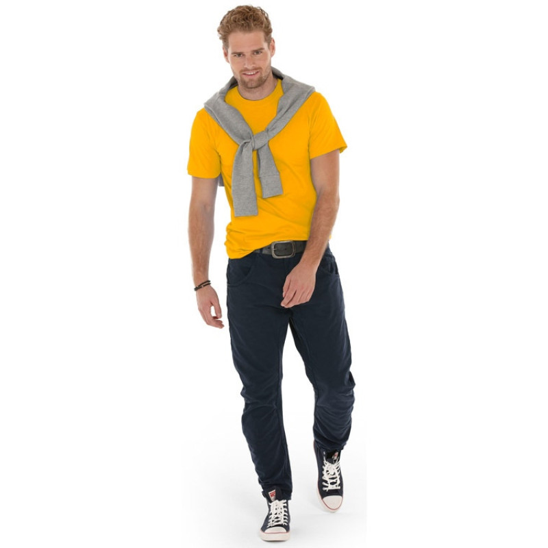 Футболка "Super club" мужская, золотисто-желтый