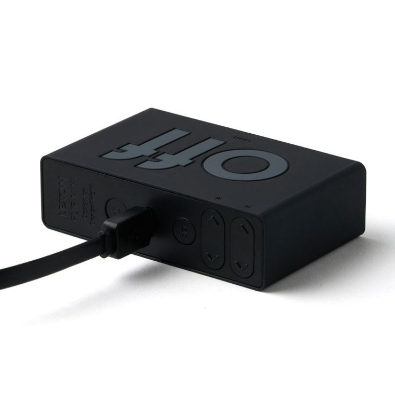 Часы настольные Flip Mini, черный