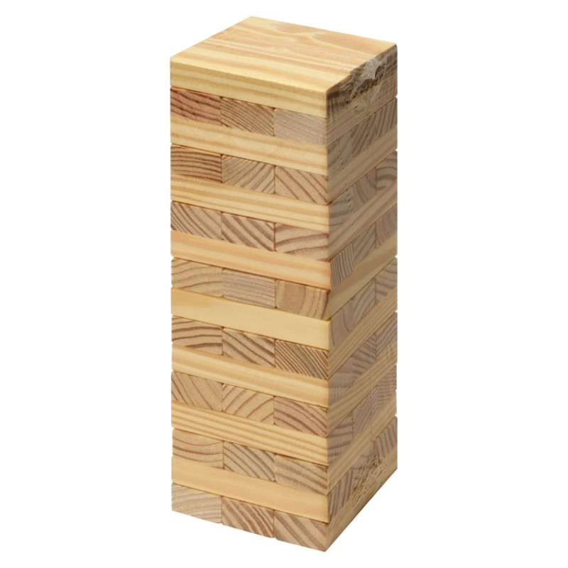 Большая дженга в хлопковом мешке