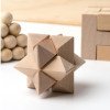 Набор головоломок "Камушки" из натурального дерева