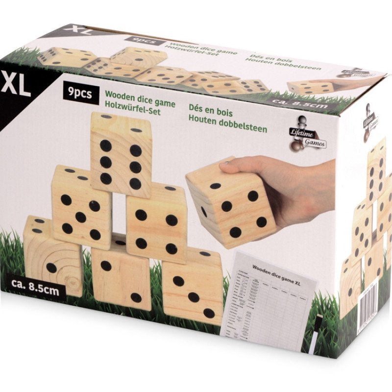 Деревянная игра в кости, XL «Dice»