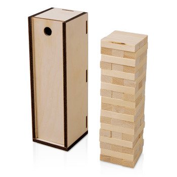 Настольная игра из дерева "Башня" в деревянной коробке