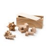 Набор головоломок "Камушки" из натурального дерева
