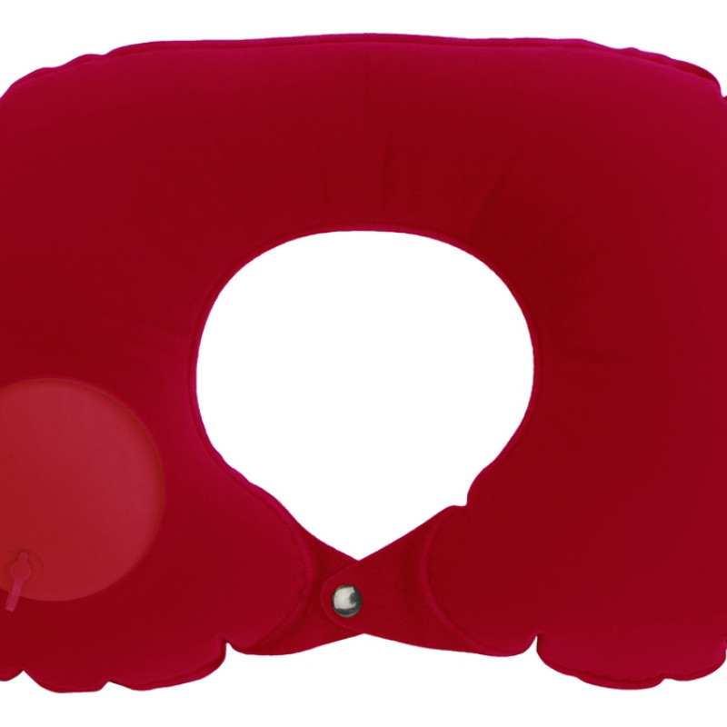 Подушка под шею с помпой Push, красный