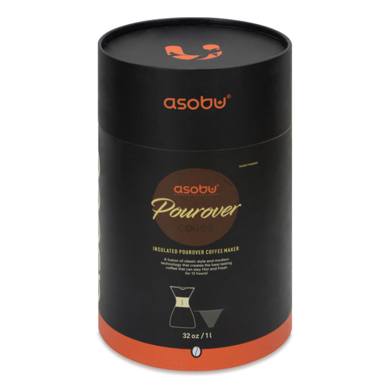 Кофеварка POUR OVER, 1000 мл, серебристый/черный