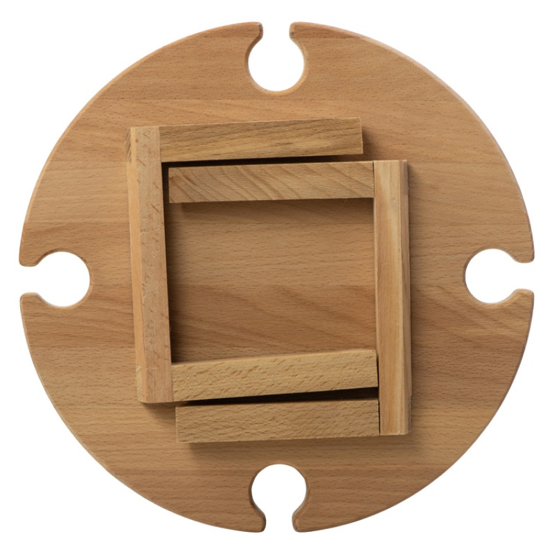 Деревянный столик на складных ножках "Outside party"