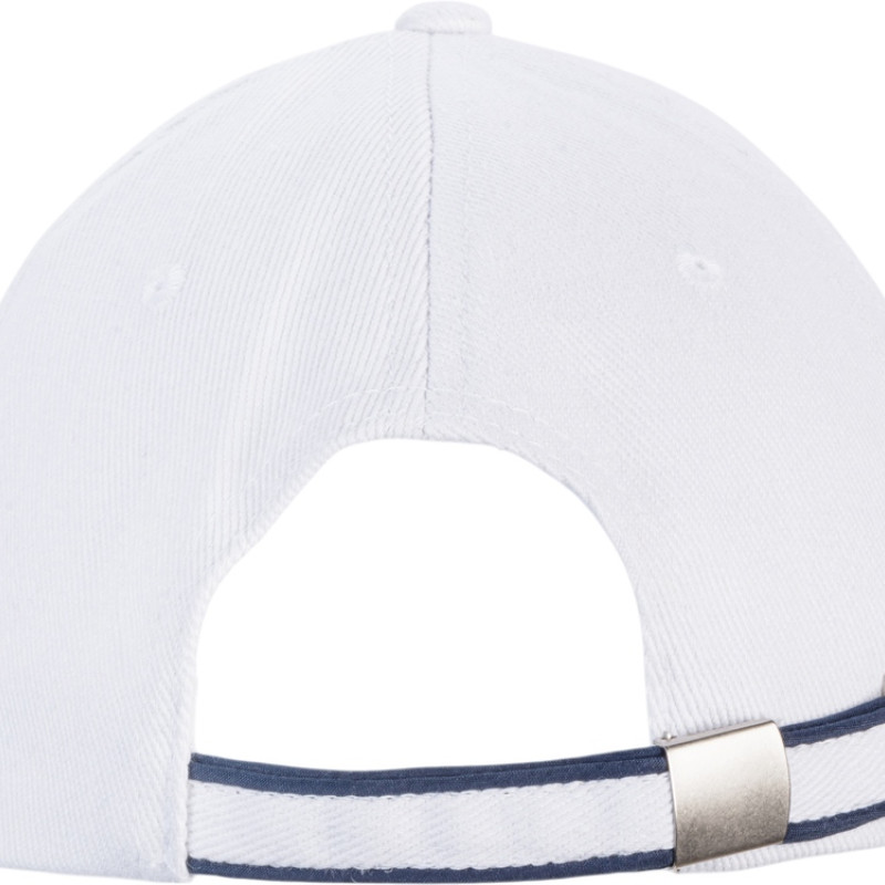 Бейсболка «Cancun», белый/темно-синий