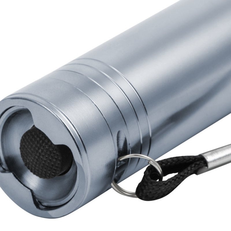 Фонарь с открывалкой "Yok", серебристый