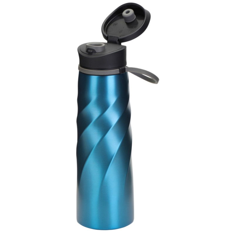 Бутылка для воды «Athletica», 1000 мл, нержавеющая сталь, синий
