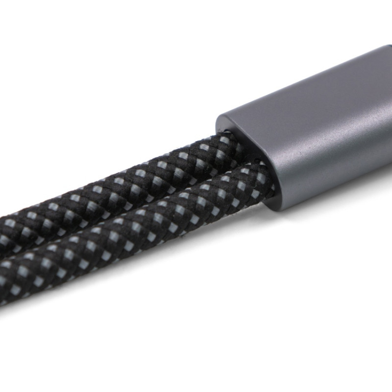 Ремешок-держатель для телефона с зарядным кабелем USB-C - USB-C «Lany Wristband Charge Eco», серый