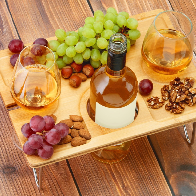 Столик бамбуковый на складных ножках "Barolo"