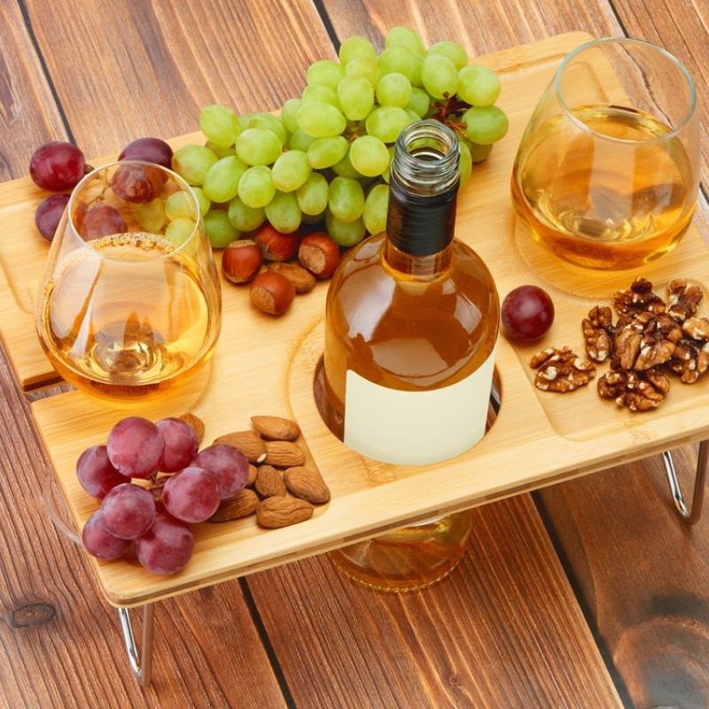 Набор для пикника Fabar сумка-холодильник и бамбуковый столик на ножках