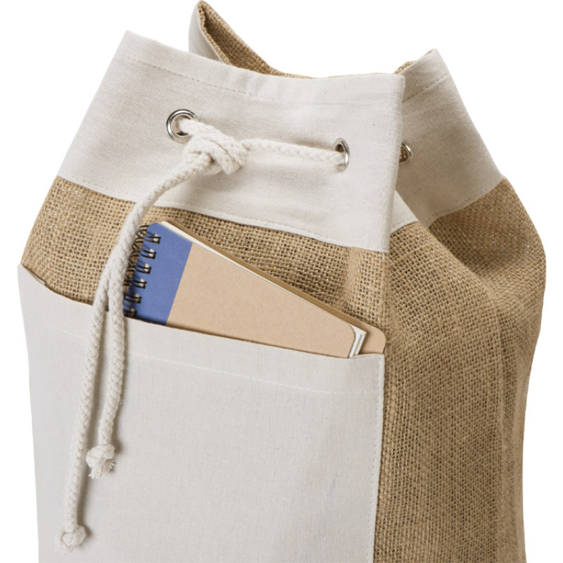 Рюкзак Jute из джута, натуральный