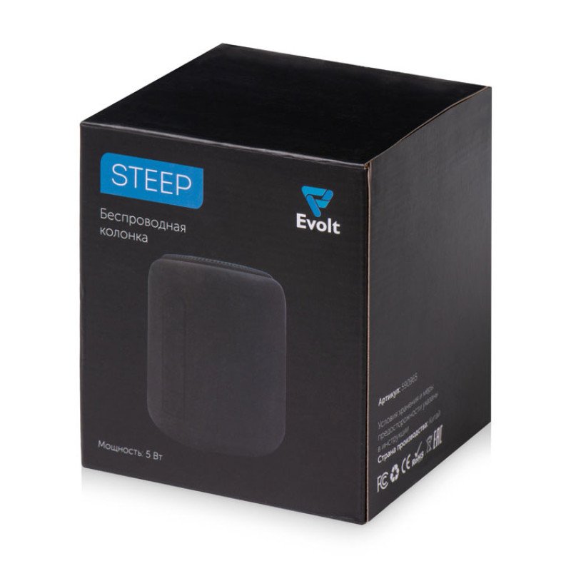 Портативная колонка TWS "Steep", черный