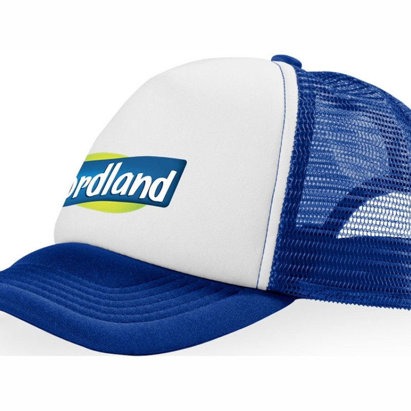 Бейсболка "Trucker", ярко-синий/белый