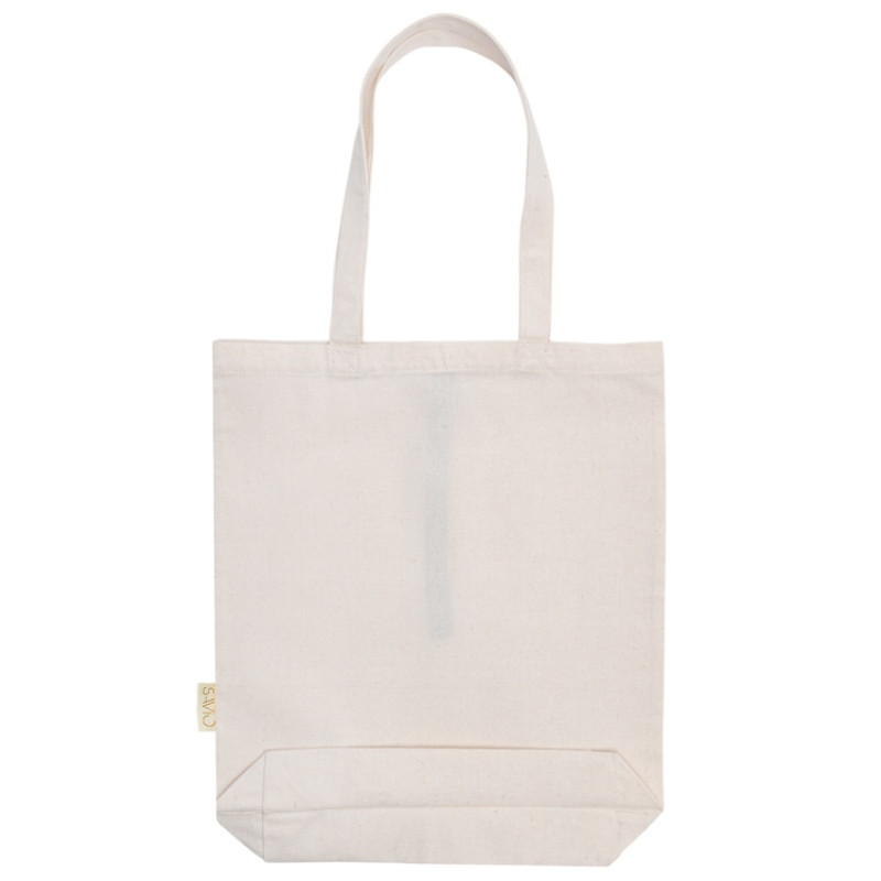 Сумка Fixy из переработанного хлопка с фиксирующей эластичной лентой, натуральный