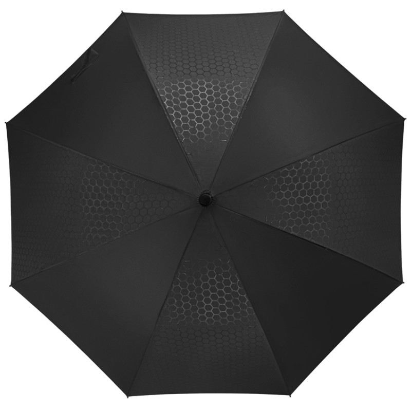 Зонт-трость полуавтомат Wetty с проявляющимся рисунком, черный