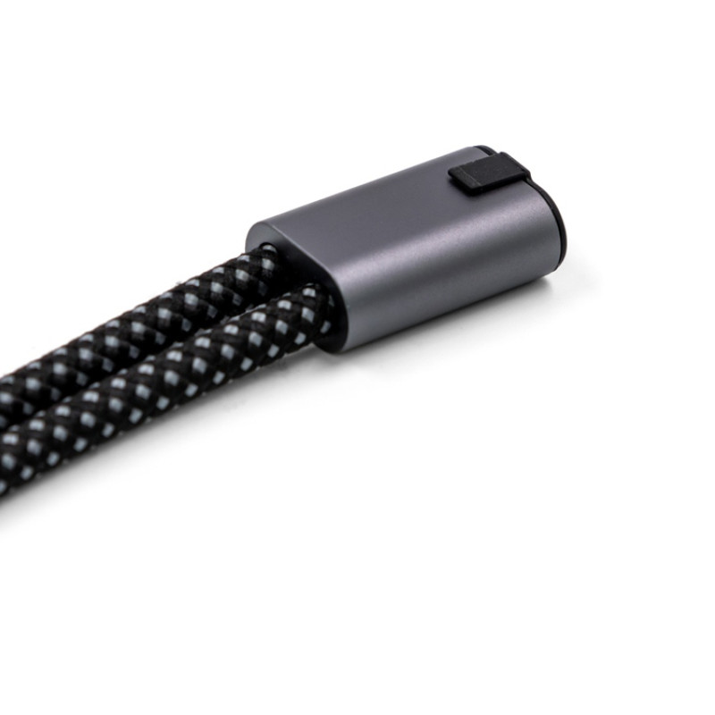 Ремешок-держатель для телефона с зарядным кабелем USB-C - USB-C «Lany Wristband Charge Eco», серый