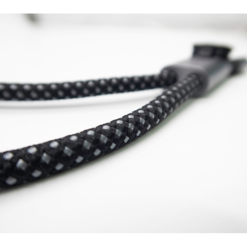 Ремешок-держатель для телефона с зарядным кабелем USB-C - USB-C «Lany Wristband Charge Eco», серый