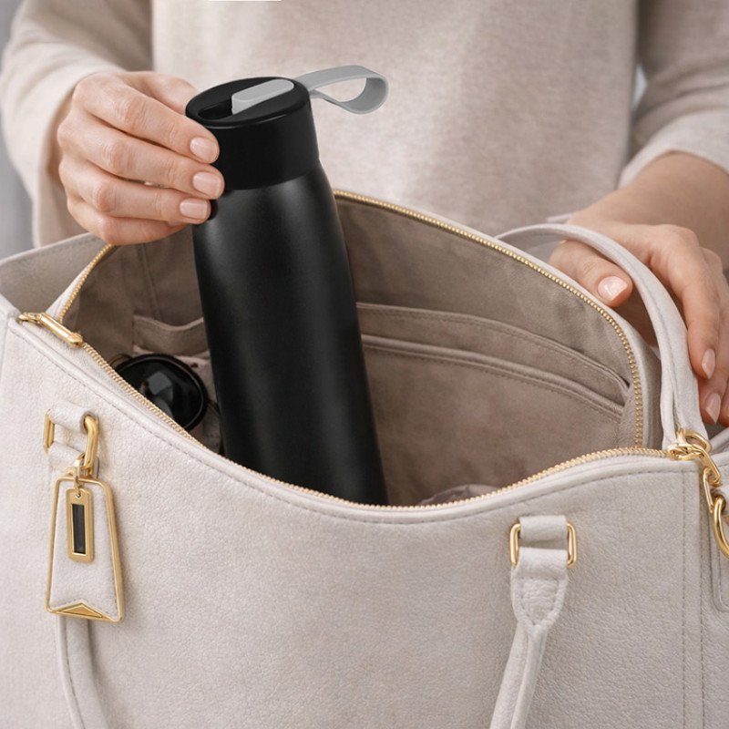 Термобутылка «Grace» 320мл, черный Термобутылка «Grace» 320мл, черный