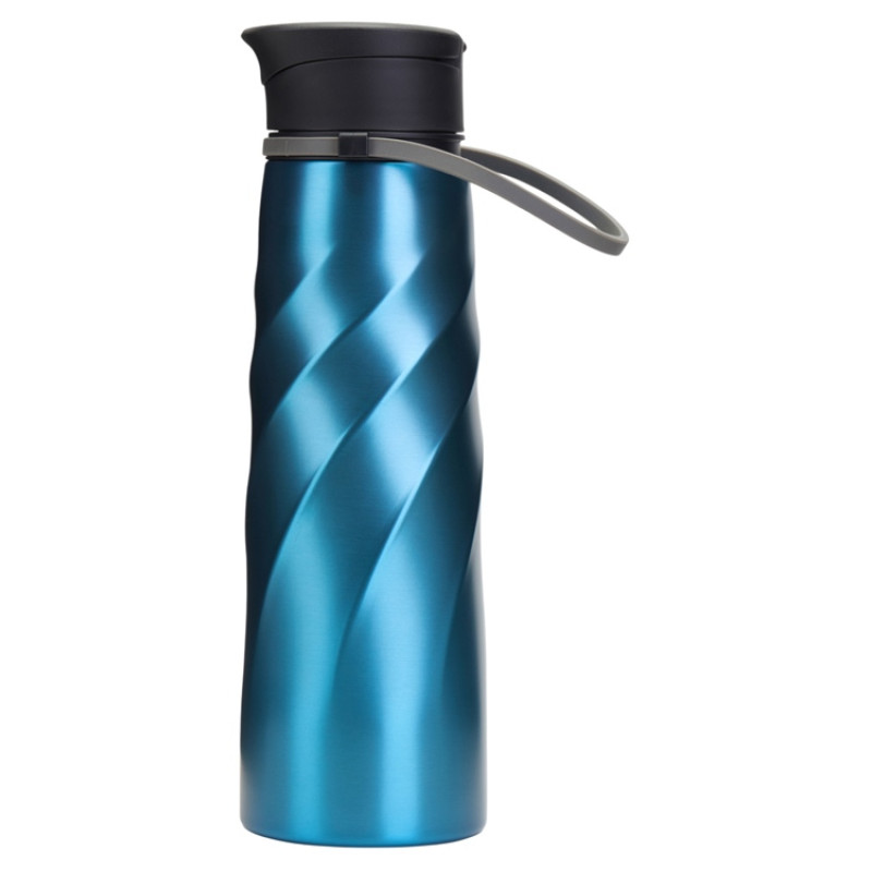 Бутылка для воды «Athletica», 1000 мл, нержавеющая сталь, синий