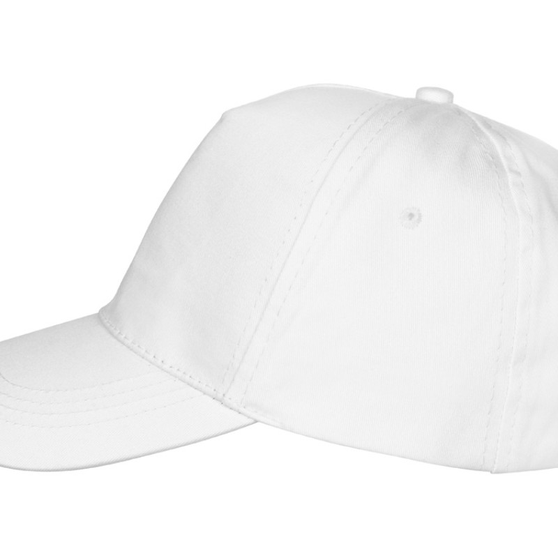 Бейсболка "Мемфис 230" 5-панельная, белый Бейсболка "Мемфис 230" 5-панельная, белый
