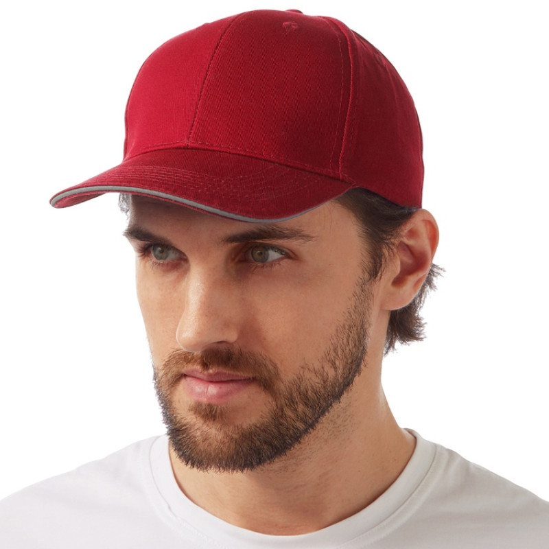 Бейсболка "Las Vegas", красный