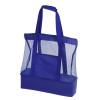 Сумка для шопинга и пляжа «Coolmesh» с изотермическим отделением внизу, синий