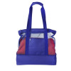 Сумка для шопинга и пляжа «Coolmesh» с изотермическим отделением внизу, синий