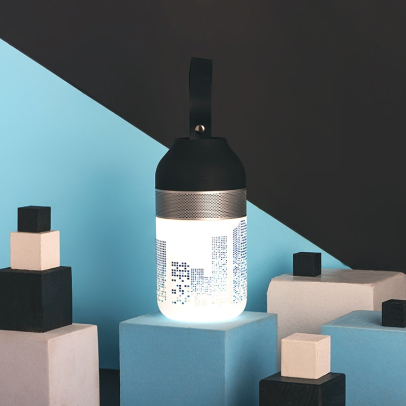 Портативный беспроводной Bluetooth динамик "Lantern" со встроенным светильником