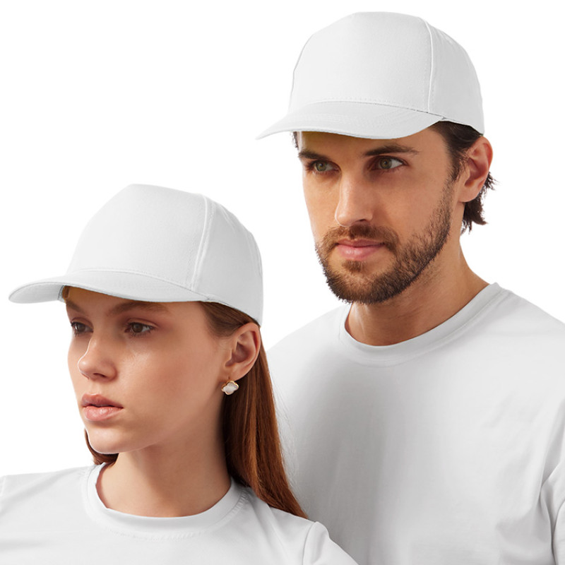 Бейсболка "Мемфис 230" 5-панельная, белый Бейсболка "Мемфис 230" 5-панельная, белый