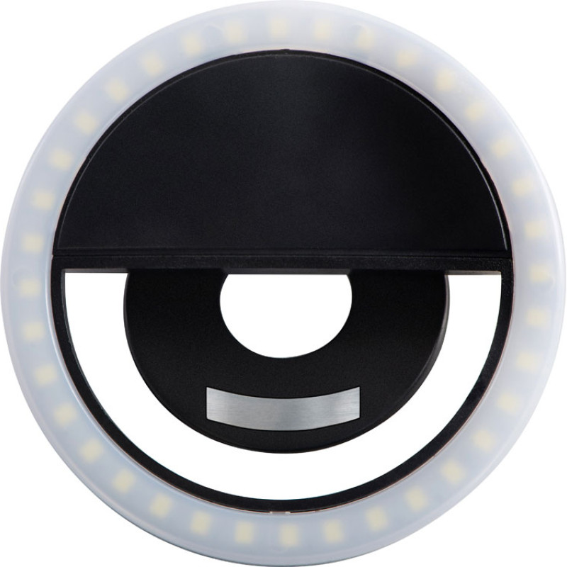 Световое кольцо для селфи "Glitter", черный