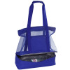 Сумка для шопинга и пляжа «Coolmesh» с изотермическим отделением внизу, синий