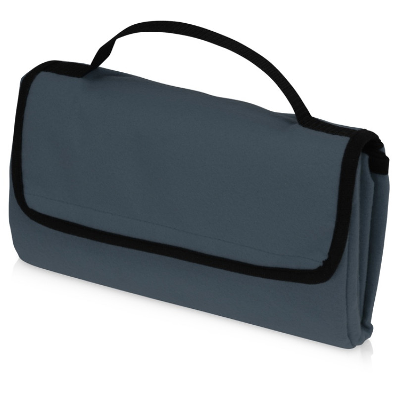 Подарочный набор с пледом и колонкой в сумке - холодильнике " Musical trek", красный