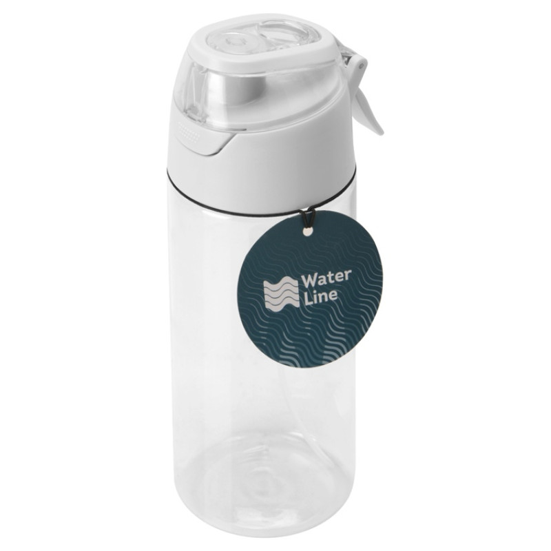 Спортивная бутылка с пульверизатором "Spray", 600мл, Waterline, белый