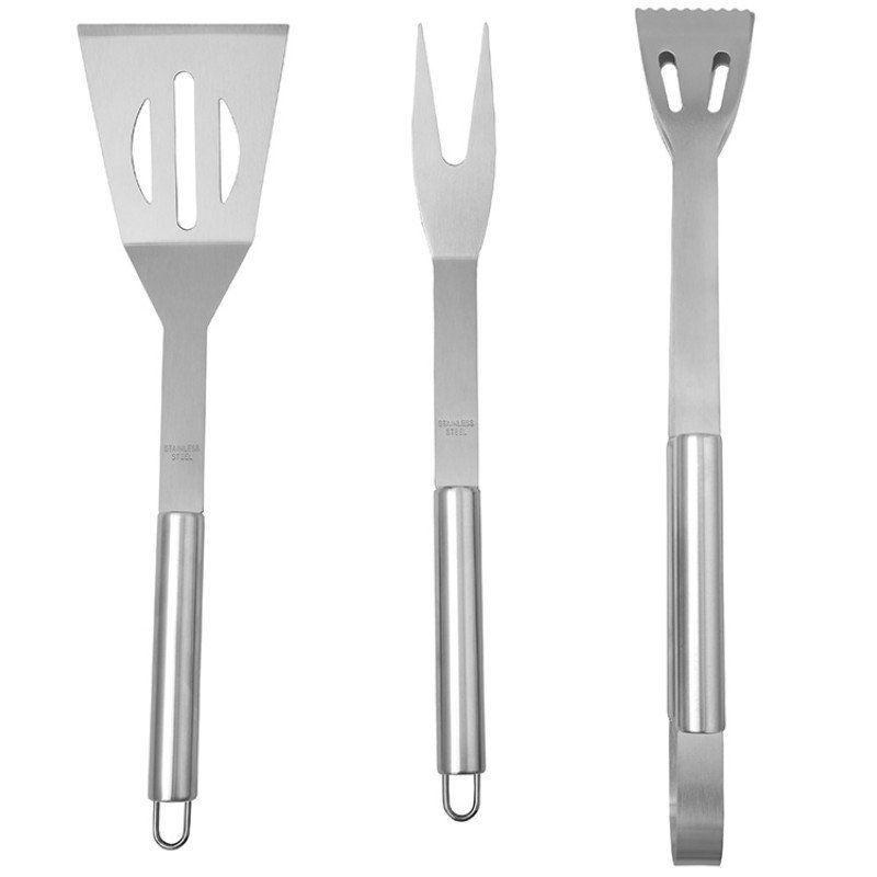 Набор для барбекю в кейсе: лопатка, щипцы, вилка "Salvy"