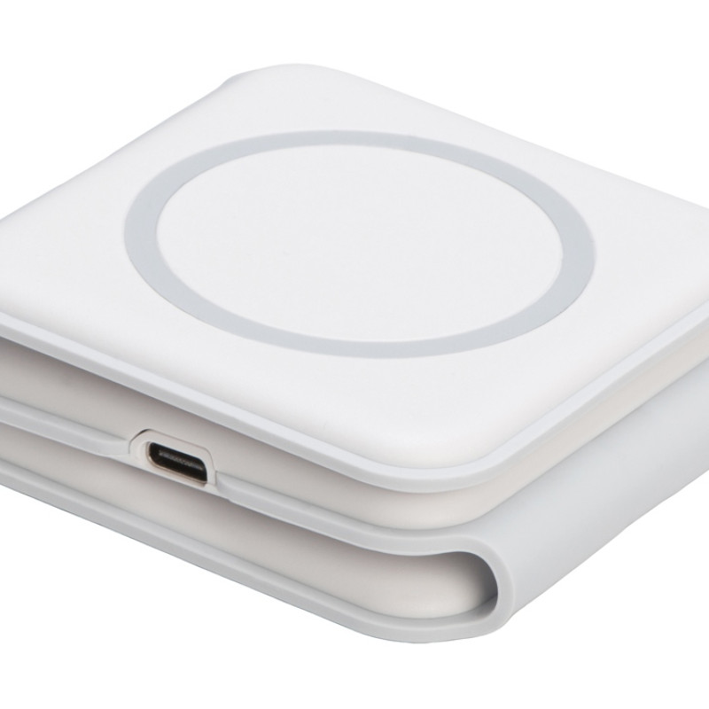 Беспроводное зарядное устройство 3-в-1 «Road», 15 Вт, белый