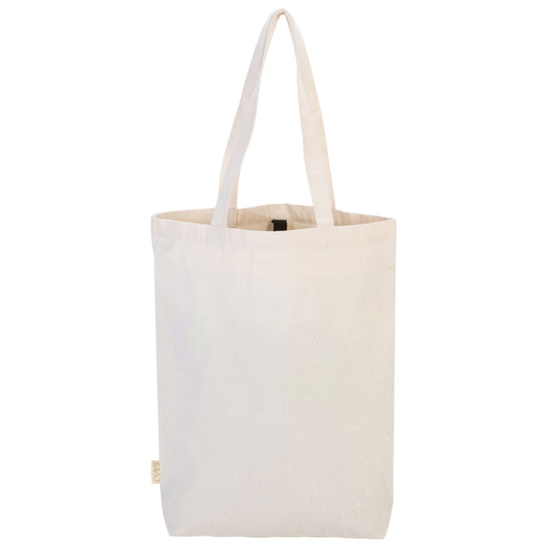 Сумка Fixy из переработанного хлопка с фиксирующей эластичной лентой, натуральный